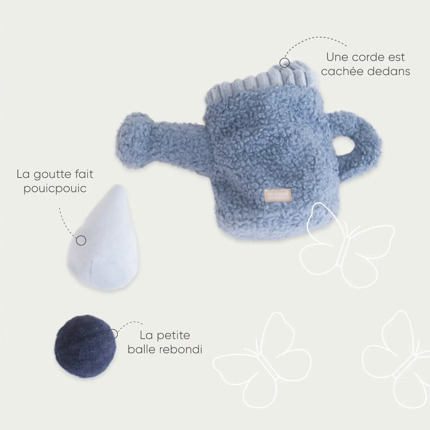 Peluche de fouille Arrosoir - Lambwolf Collective