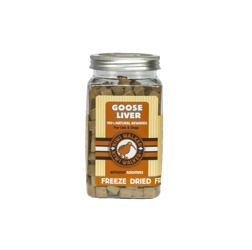 Kiwi Walker 100% foie d'oie - Friandises d'éducation lyophilisées