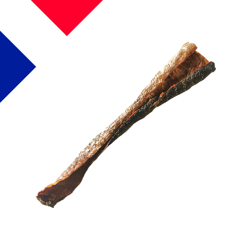 Peau de saumon avec son filet