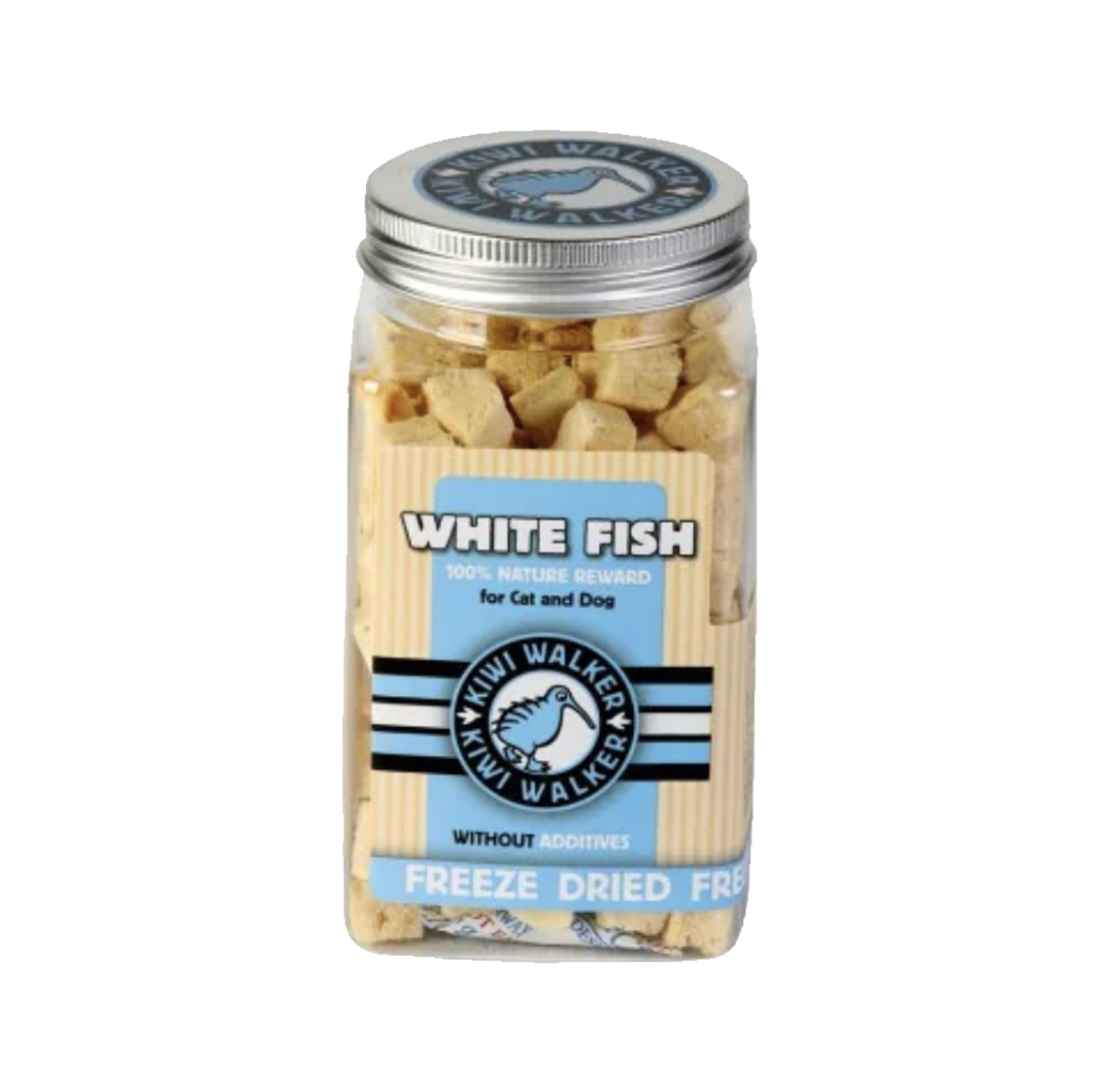 Kiwi Walker 100% poisson blanc - Friandises d'éducation lyophilisées