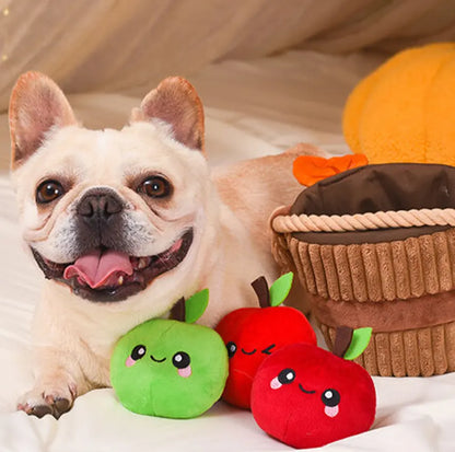 Peluches Seau de pommes, Autumn tailz - HugSmart